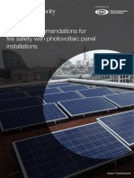 RC62: Recommendations For Fire Safety With Photovoltaic Panel Installations