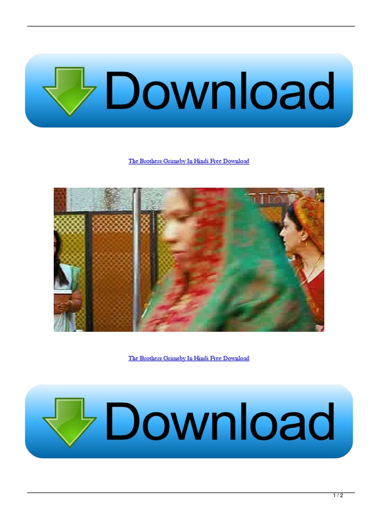 The Brothers Grimsby in Hindi Free Download PDF PDF