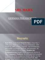 Karl Marx: German Philosopher