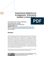 Experimento Didactico en La Asignatura Enfermeria