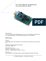 USB 24xxx I2C E-Eprom Programmer: Fully Assembled and Tested