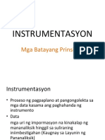 5 Instrumentasyon