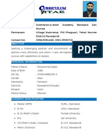 Shakar Hussain Abbasi CV