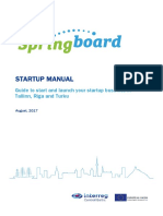 Startup Manual: Guide To Start and Launch Your Startup Business in Tallinn, Riga and Turku