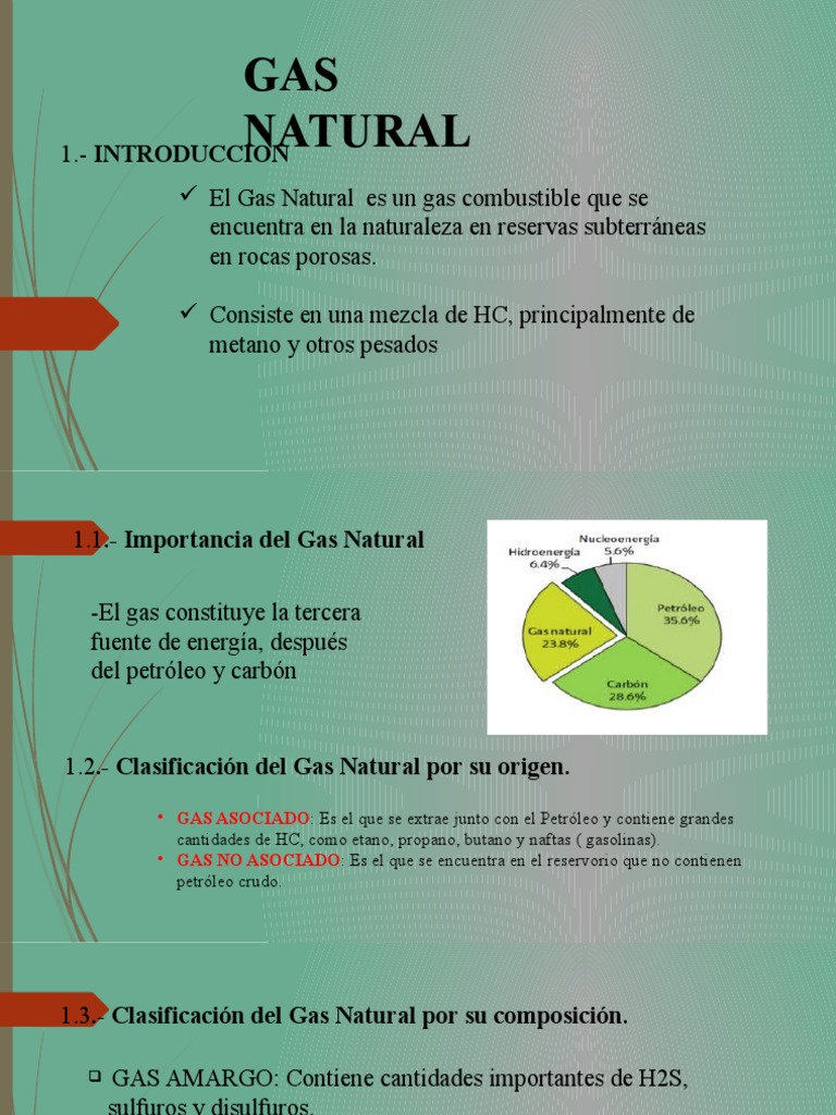 Gas Natural | PDF | Gas natural | Gases