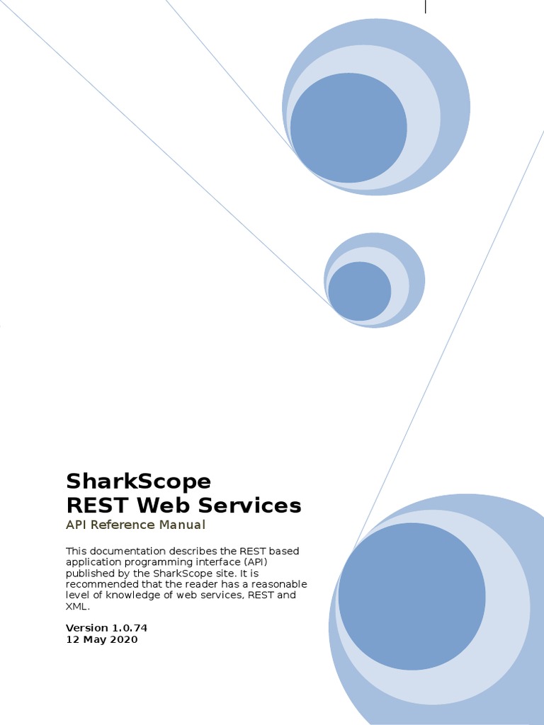 SharkScope WS API | PDF | Representational State Transfer | Application ...