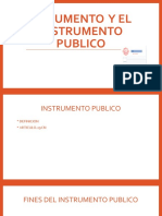 DOCUMENTO  Y EL INSTRUMENTO PUBLICO. 22 de mayo de 2020.pptx