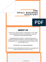 The Small Business Assistant - SMM Rate Card