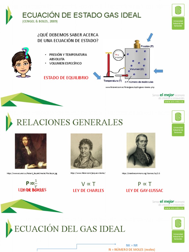 Ecuación de Estado del Gas Ideal | PDF