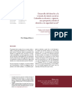 Desarrollo Del Derecho A La Vivienda de Interés Social en Colombia Su Alcance y Vigencia, Una Perspectiva Desde El Derecho A La Seguridad Social