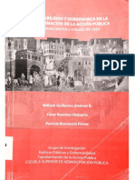 GOBERNABILIDAD Y GOBERNANZA EN LA TRANSFORMACIoN DE LA ACCIoN PuBLICA PDF