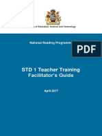 STD 1 Teacher Training Facilitator Guide April17