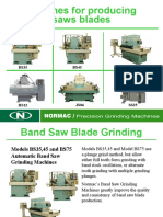 Machines For Producing Saws Blades: BS35 BS45 BS75