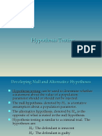 Hypothesis Testing