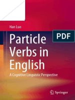 Particle Verbs in English - A Cognitive Linguistic Perspective PDF