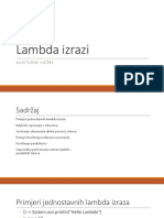 AV - Lambda Izrazi PDF
