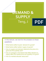 Demand and Supply