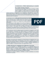 Actualización de Criterios Administrativos y Medidas Implementadas Por La Autoridad en Materia Laboral