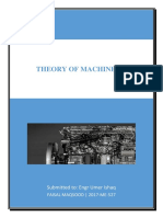 Theory of Machines Ii: Submitted To: Engr Umer Ishaq
