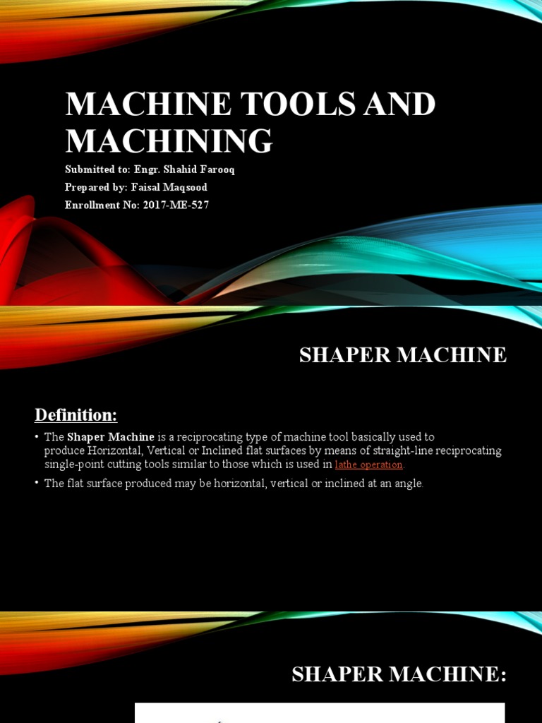 Machine Tools and Machining1, PDF, Machining