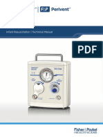 Ventilador Resu, Fisher & Paykel, Neopuff RD900, Manual Técnico, Inglés