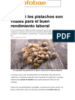 Pistacho - Cultivo y Noticia.