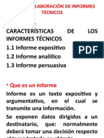 Curso elaboración informes técnicos