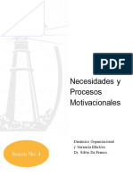 Necesidades y Procesos Motivacionales