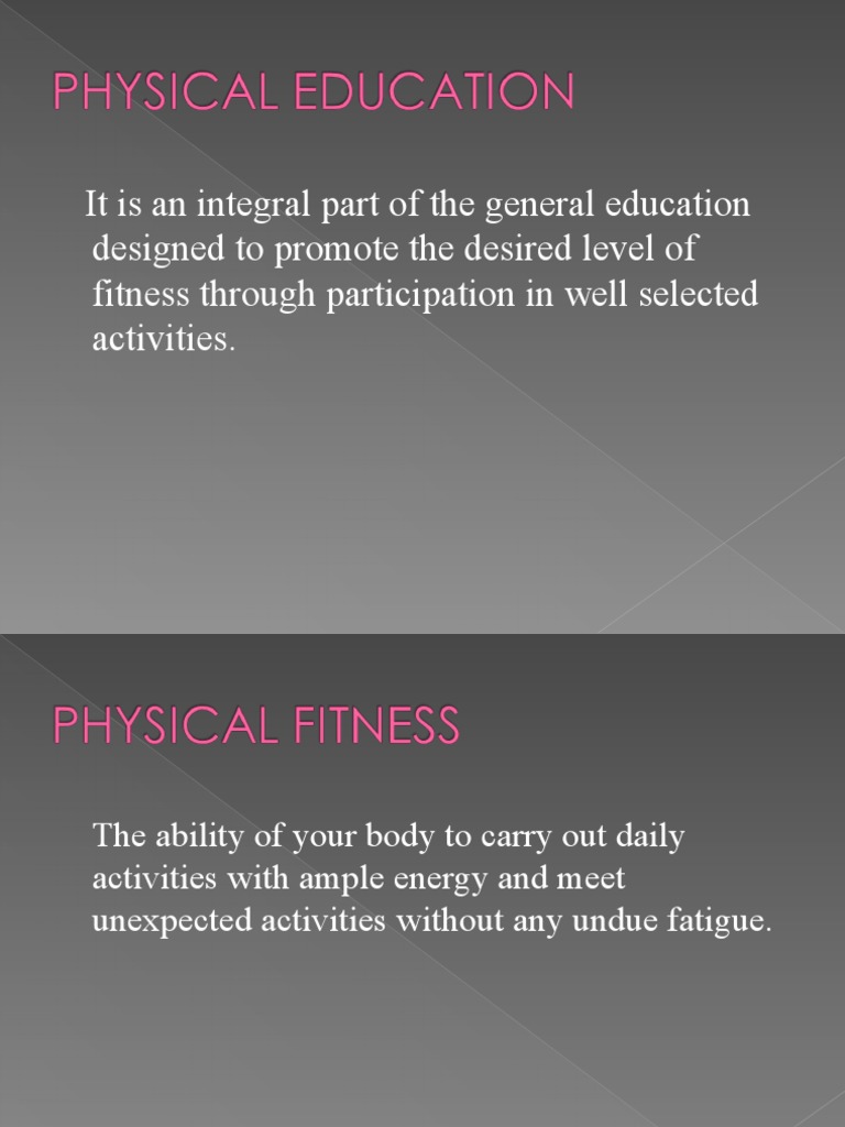 Components of Physical Fitness Explained | PDF | Wellness