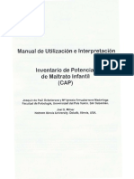 Manual Inventario de Potencial de Maltrato Infantil (CAP) PDF