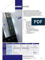 M 600 Datasheet