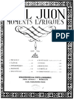 Juon - Op.56 - Moments Lyriques