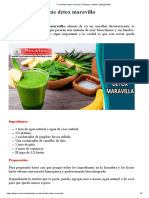 Smoothie Detox Maravilla - Bebidas y Batidos Adelgazantes