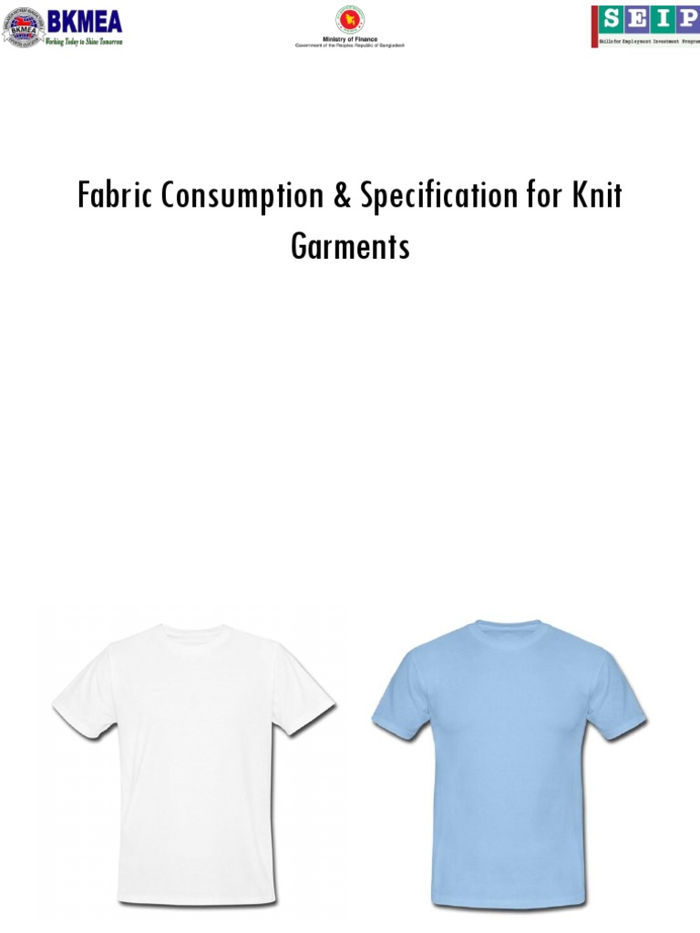 4.knit Fabric Specification Consumption Yarn Consumption PDF PDF