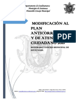 PLAN ANTICORRUPCION 2016 ACTUALIZACION