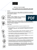 Directiva Que Regula La Emisión, Duplicado, Renovación y Anulación de Licencia de Uso de Arma de Fuego en Sus Diferentes Modalidades