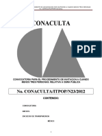 Convocatoria Conaculta-Itpop-N23-2012