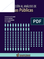 Análisis de la planificación y evaluación de políticas públicas