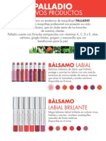 Palladio nuevos productos maquillaje vitaminas hidrata labios ojos