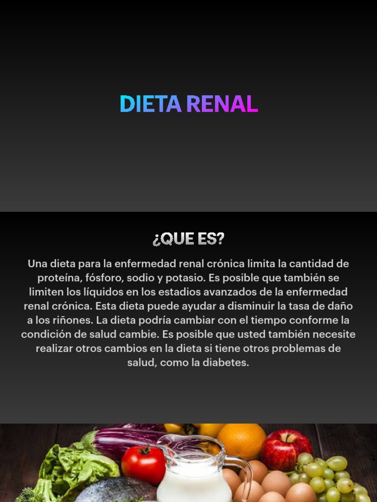 Dieta Renal PDF | PDF | Potasio | Dieta y nutrición