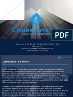 Brochure COLDEACEROS