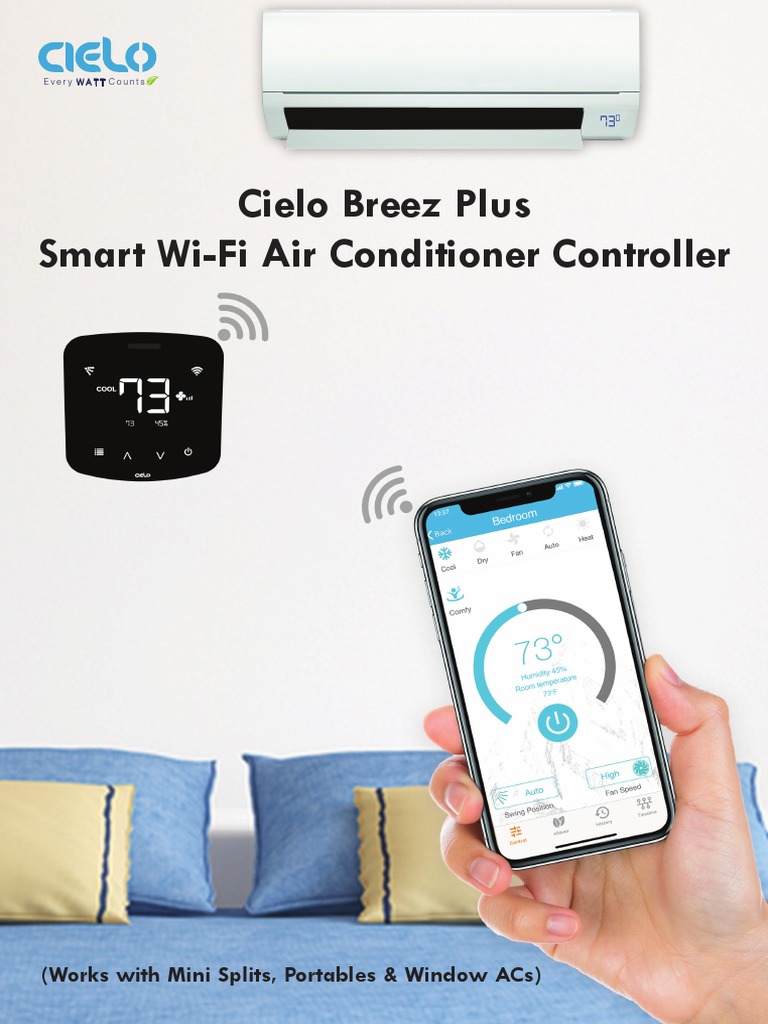 Cielo Breez Plus Smart WiFi Air Conditioner Controller (Works With