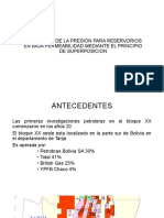 Estimación presión reservorios baja permeabilidad método superposición