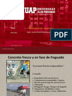 SEMANA 10 - Concreto Fresco y Fase de Fraguado PDF