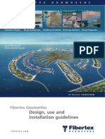 Design, Use and Installation Guidelines: Fibertex Geotextiles