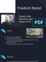 Friedrich Ratzel: Daniela Valle Sebastian Agoitia Natalia Ortiz