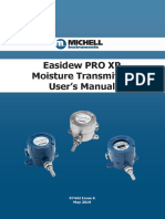 Easidew PRO XP Moisture Transmitter User's Manual: 97442 Issue 6 May 2019