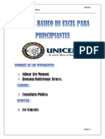 Manual Basico de Excel para Principiantes PDF