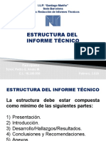 Estructura Del Informe Técnico