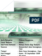 Format Satuan Acara Penyuluhan